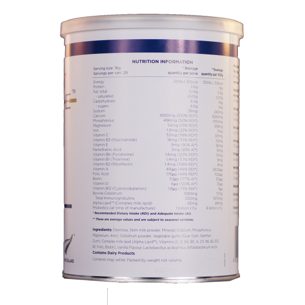 Alpha Lipid Lifeline Colostrum 450g - Image 4